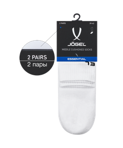Носки средние ESSENTIAL Mid Cushioned Socks, белый