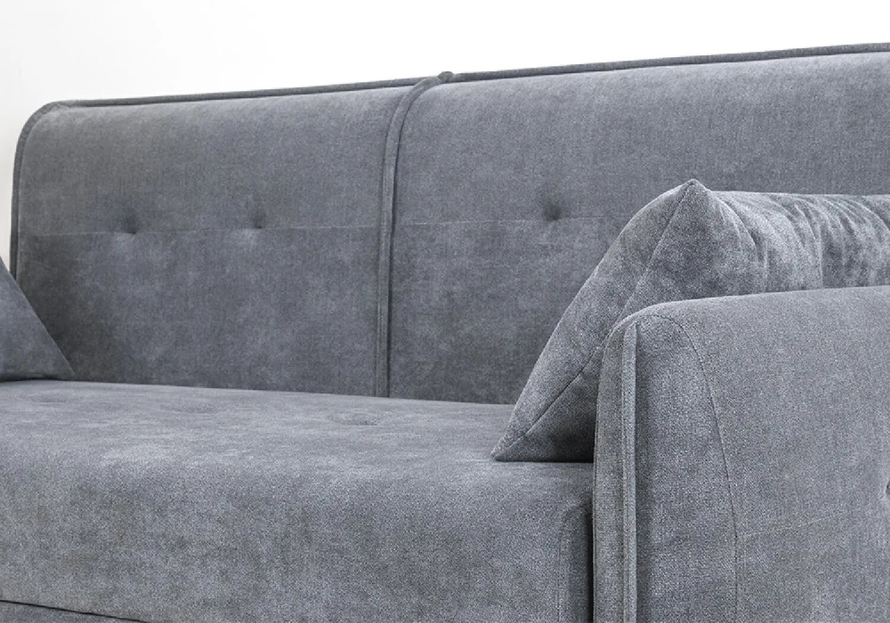 Диван-кровать Лея, спальное место 138х198, велюр, еврокнижка