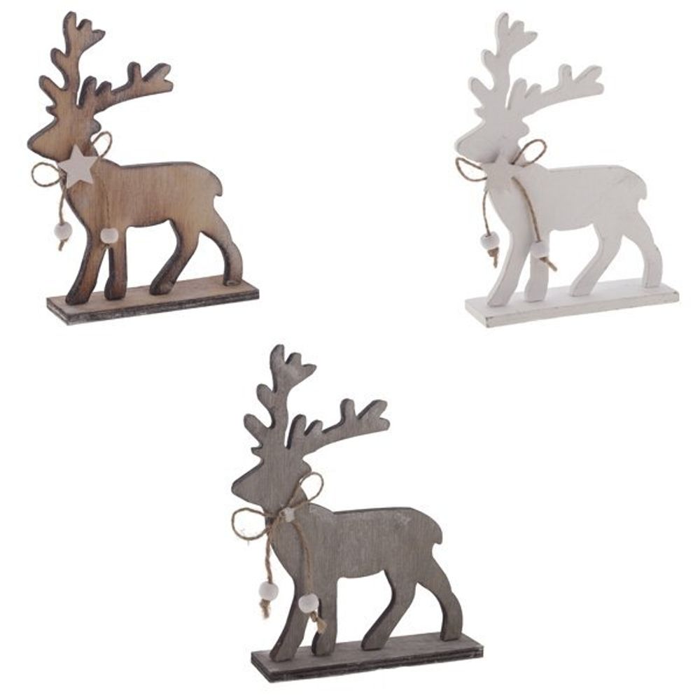 GAEM Фигурка декоративная "Олень", L13 W4 H18 см, 3в.