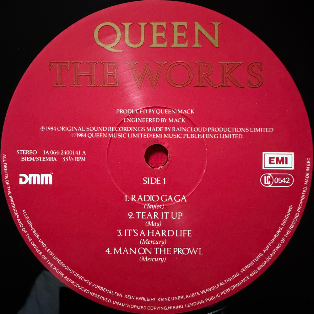 Queen - The Works (Европа 1984г.)