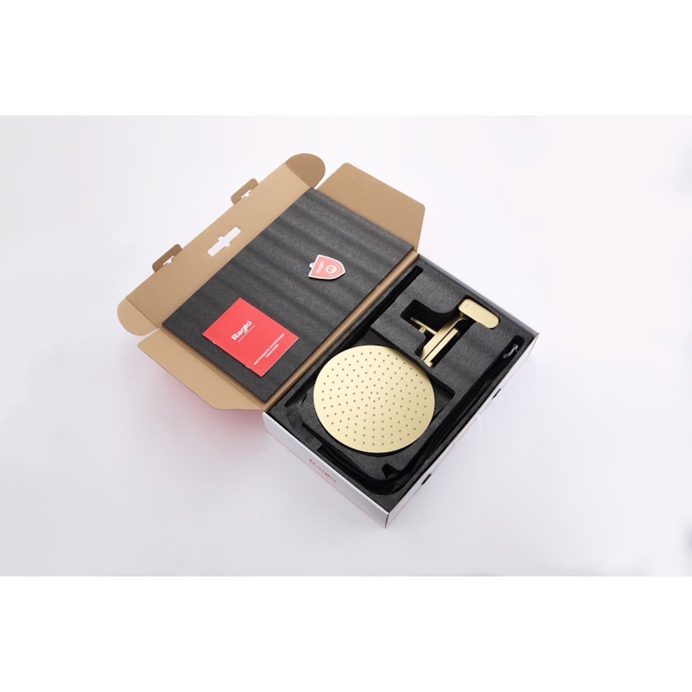 Душевая система Raglo R10.24.03, сатин золотой