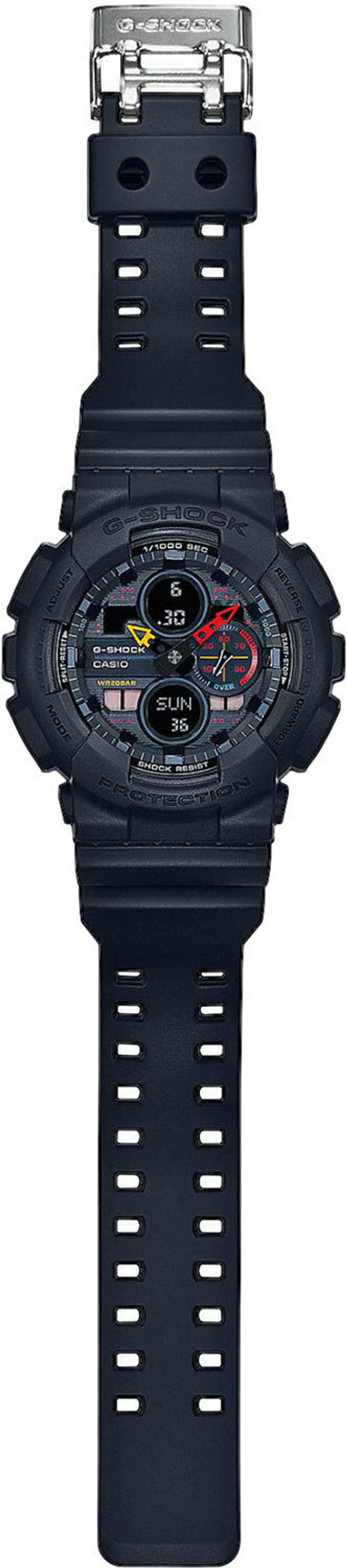 Японские наручные часы Casio G-SHOCK GA-140BMC-1AER с хронографом