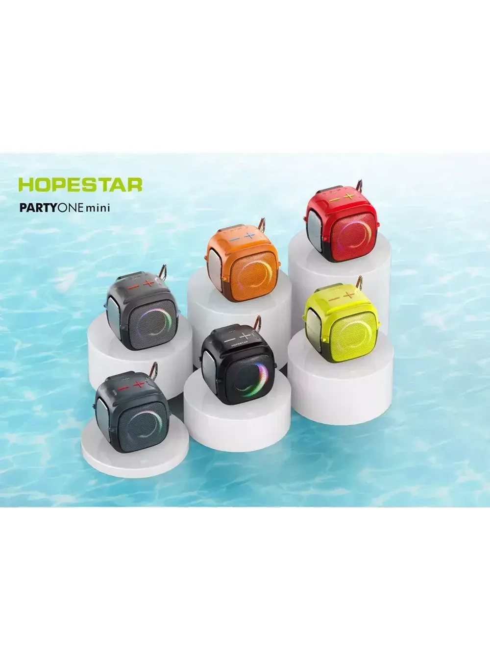 Портативная колонка Party One Mini blue