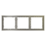 Рамка пластиковая VOLTUM S70 на 3 поста, (шелк)