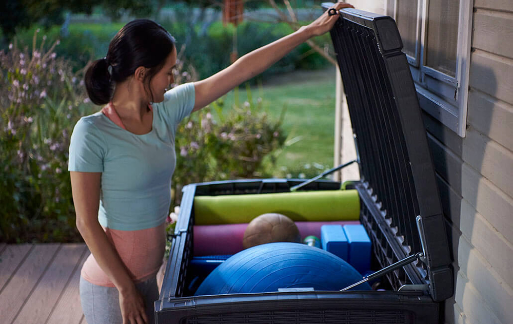 Пластиковый сундук Keter Borneo 416 л brown