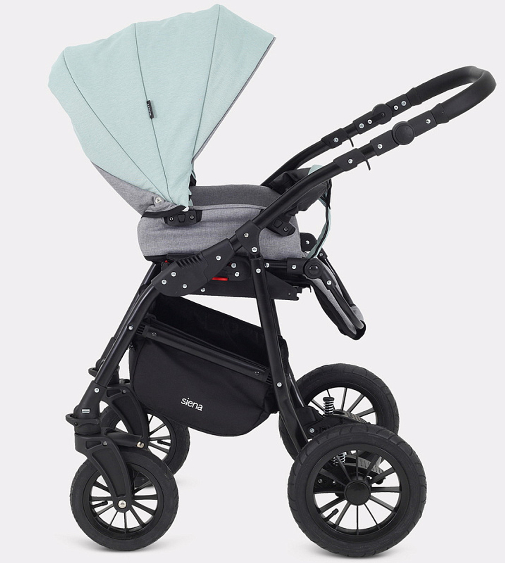 Детская коляска Rant Siena New 2 в 1 10 серый-ментоловый