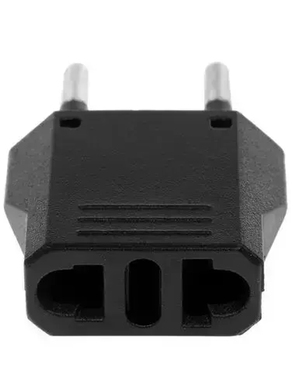 переходник с китайской розетки , на евро вилку , Сетевой адаптер для путешествий , черный Латунь! R74S 16А