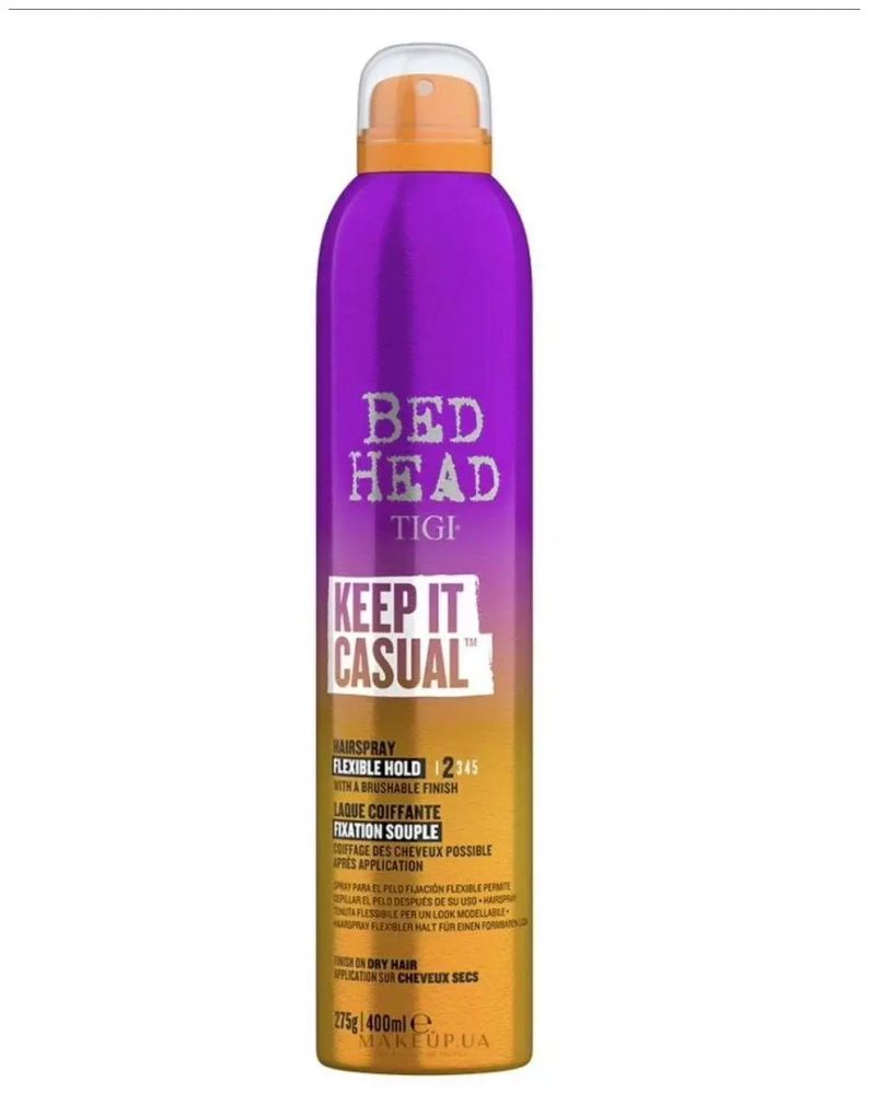 Tigi Bed Head Keep It Casual - Лак Для Волос Эластичной Фиксации 400 мл