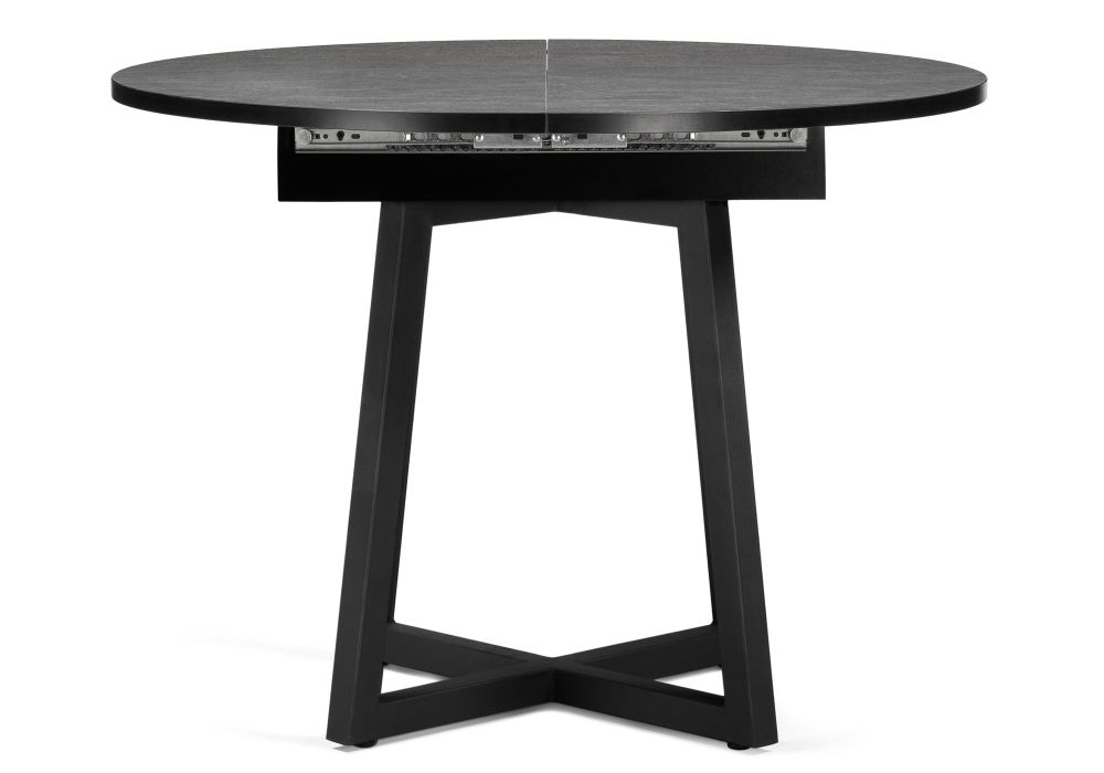 Деревянный стол Регна 100(130)х100х75 черный