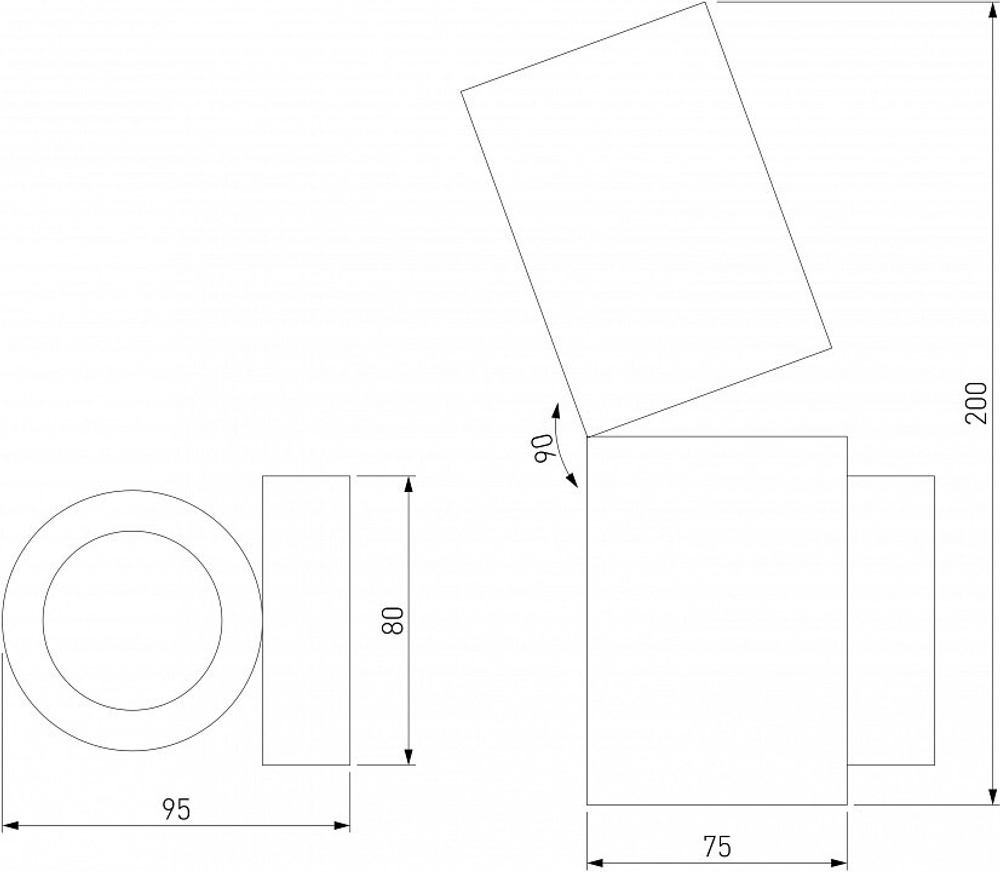 Бра Elektrostandard Deep a062926