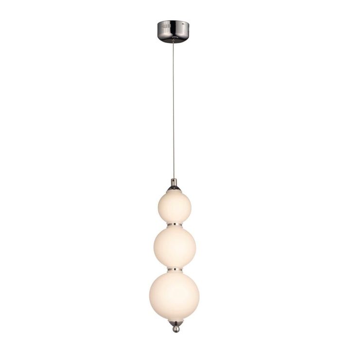 Подвесной светодиодный светильник Lumina Deco Snowman LDP 6834-1 WT+CHR