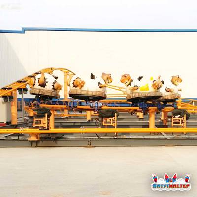 Большая катальная горка «Полет Дино», 6 кабин 12 мест, 22×18×3,5 м