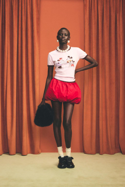 ZARA HARRY LAMBERT X DISNEY ФУТБОЛКА MINNIE + MICKEY, БЕЛЫЙ/РОЗОВЫЙ