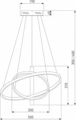 Подвесной светильник Eurosvet Stroke 90270/1 черный