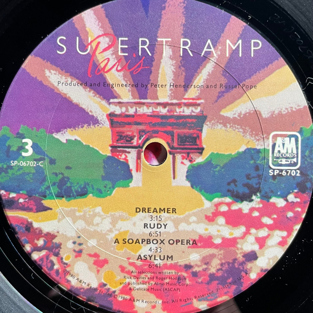 Виниловая пластинка Supertramp ‎– Paris 2LP