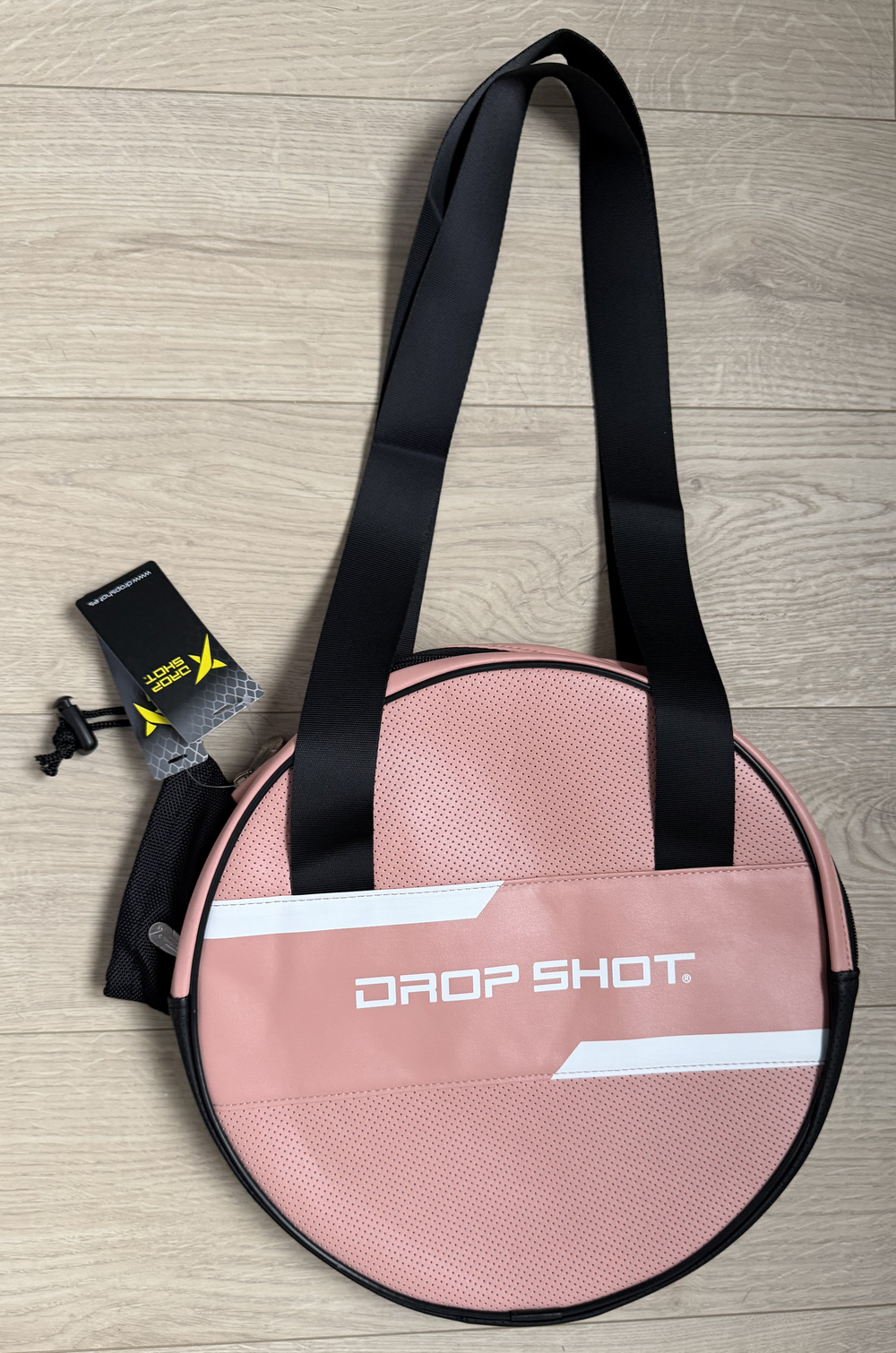 Элегантная сумочка Bassan круглая светло-коралловая Drop Shot