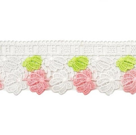 0575-2370М Кружево вязаное, 5,8 см*13,71 м (А549/А585 белый)