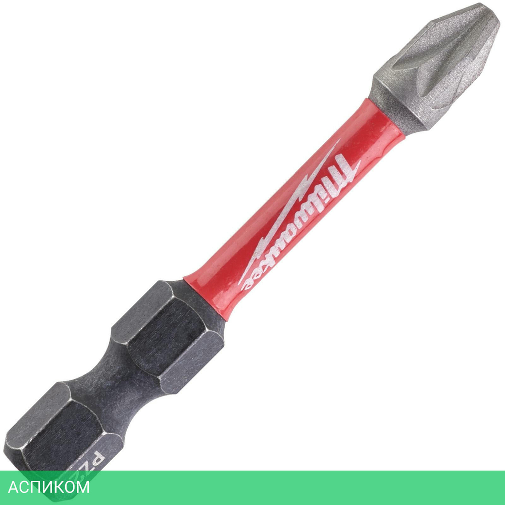 Бита Milwaukee Shockwave PZ2 50мм 10шт (4932430866)