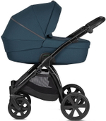 Детская коляска Noordi Luno All Trails 3 в 1 с автокреслом Terra Edusky Black 1012617 Ocean Blue