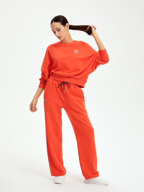 Спортивный костюм женский оранжевый