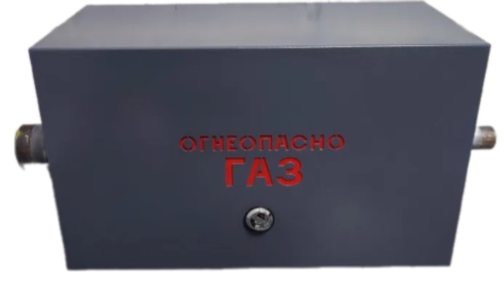 Шкафной газораспределительный пункт ГРПШ ОХТА-RF-10-1-ПЛ (серый)