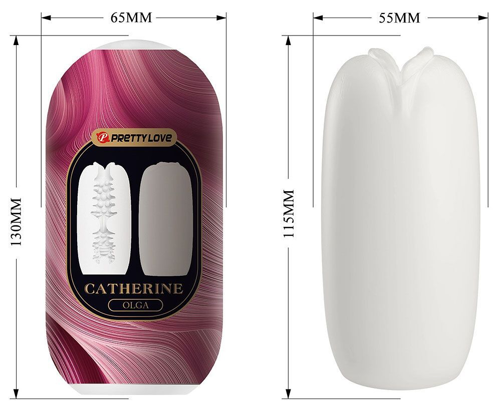 Мастурбатор-вагина Baile Olga 11,5 см, реалистичная текстура