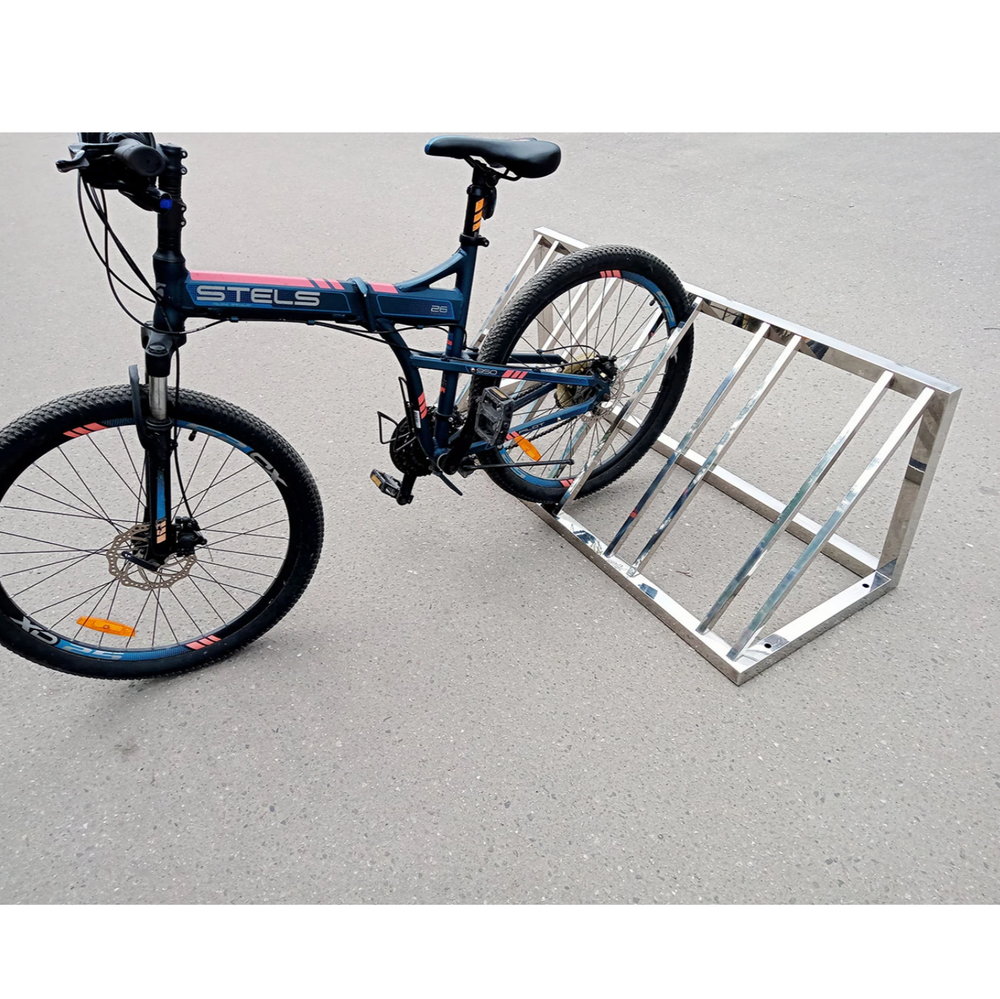 Велопарковка №71, на 5 мест, 1400*510*510 мм., из нержавеющей стали