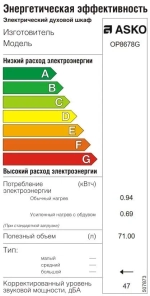 Духовой шкаф Asko OP8678G