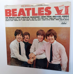 Винтажная виниловая пластинка LP The Beatles Beatles VI (USA 1988)