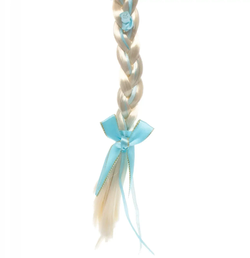 Ободок карнавальный с косичкой «Небесная нежность»