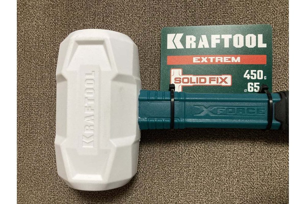 Резиновая киянка KRAFTOOL X-force 450 г белая 2077-45