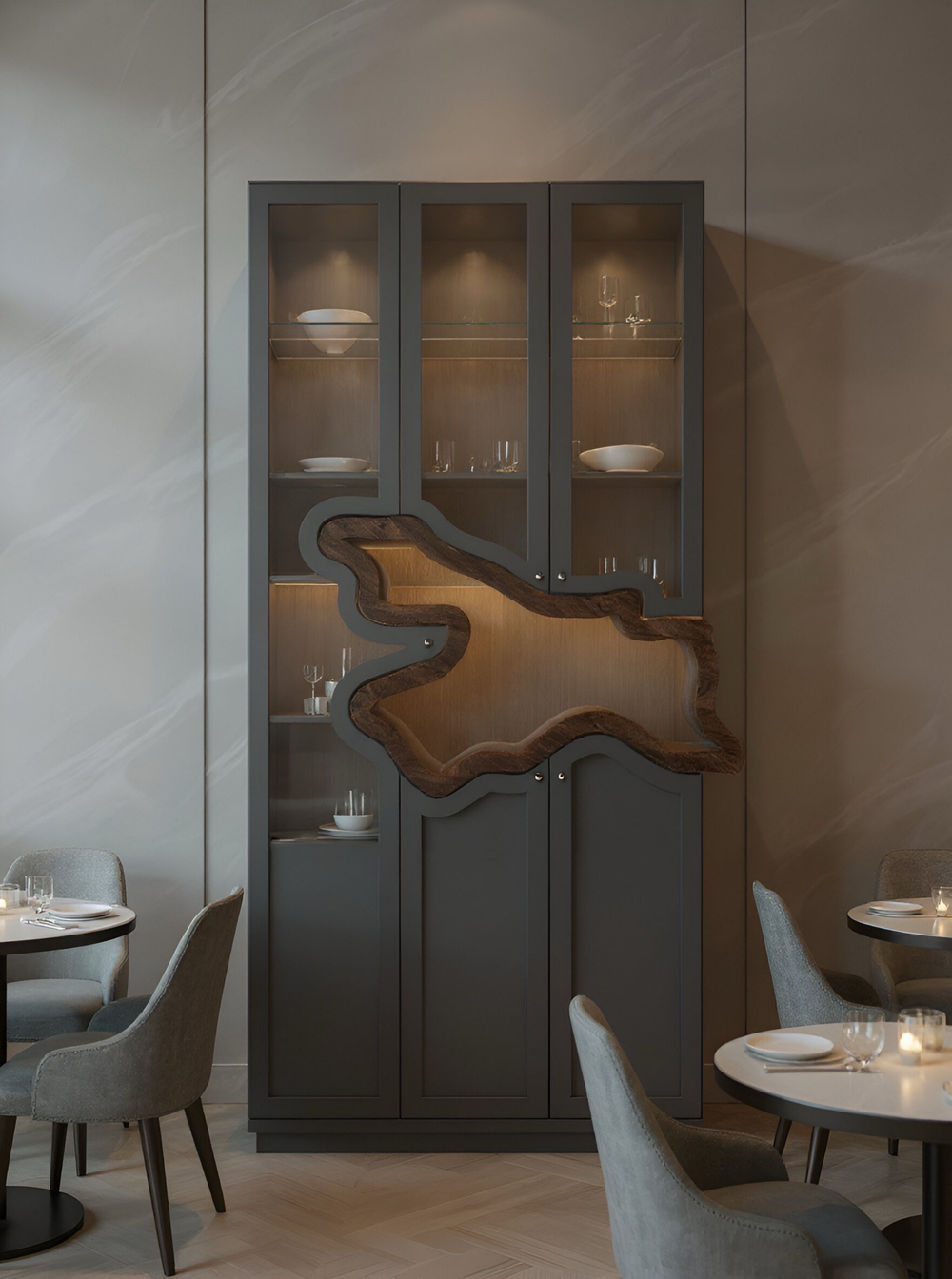 Стеллаж-буфет "Корень"