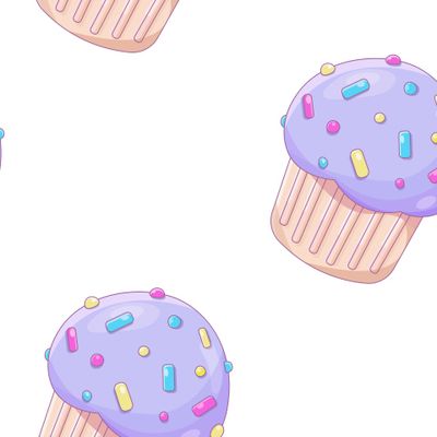 Черничный капкейк, пирожное, кекс, маффин, muffin, cupcake.
