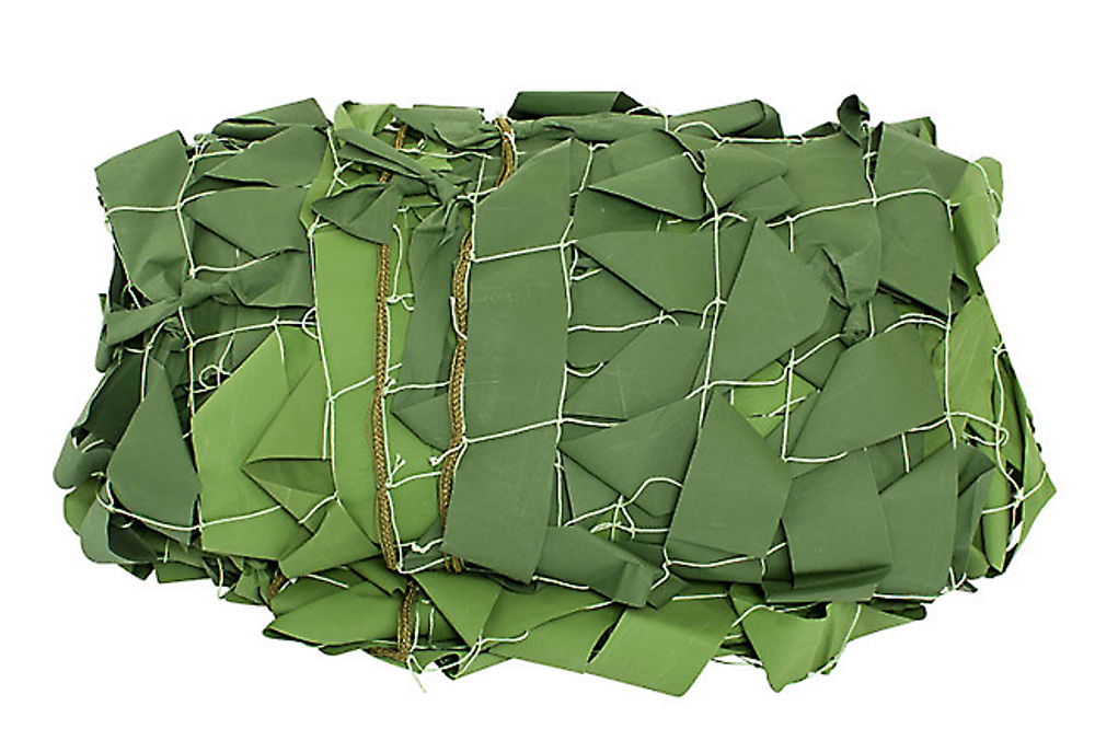 Зеленая маскировочная сеть Нитекс серия Стандарт 3х6 метра [МС1-6] 3787