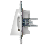 SKANDY Вывод кабеля SK-O01W арктический белый IEK