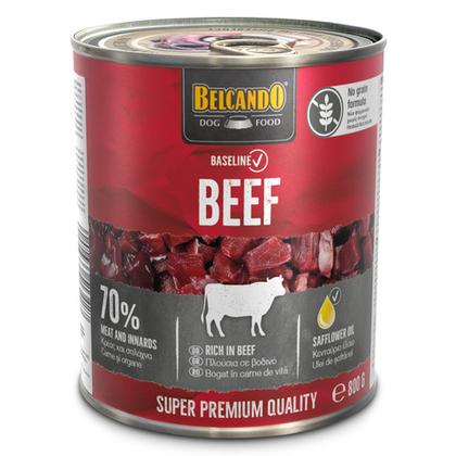 BELCANDO Rich in Beef / Белькандо консервы для собак Говядина, 800 г