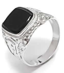 Ювелирное мужское кольцо из серебра