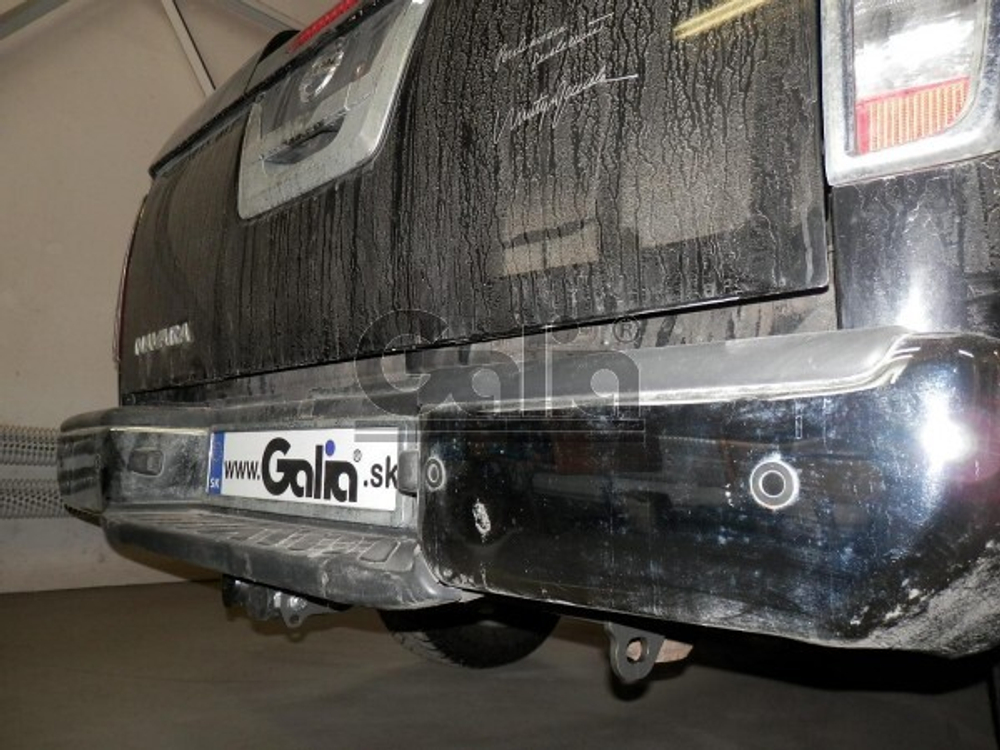 Фаркоп оцинкованный Galia N052A для Nissan Navara D40 2005-(паспорт и сертификат в комплекте)(без электрики)
