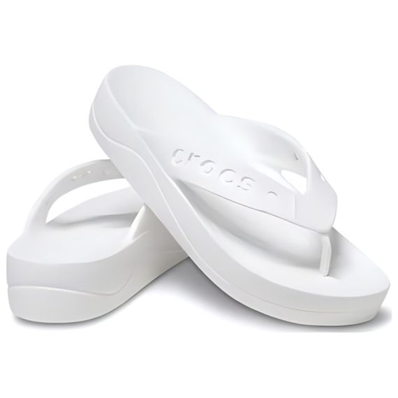 Crocs Baya Platform Flip 'White'