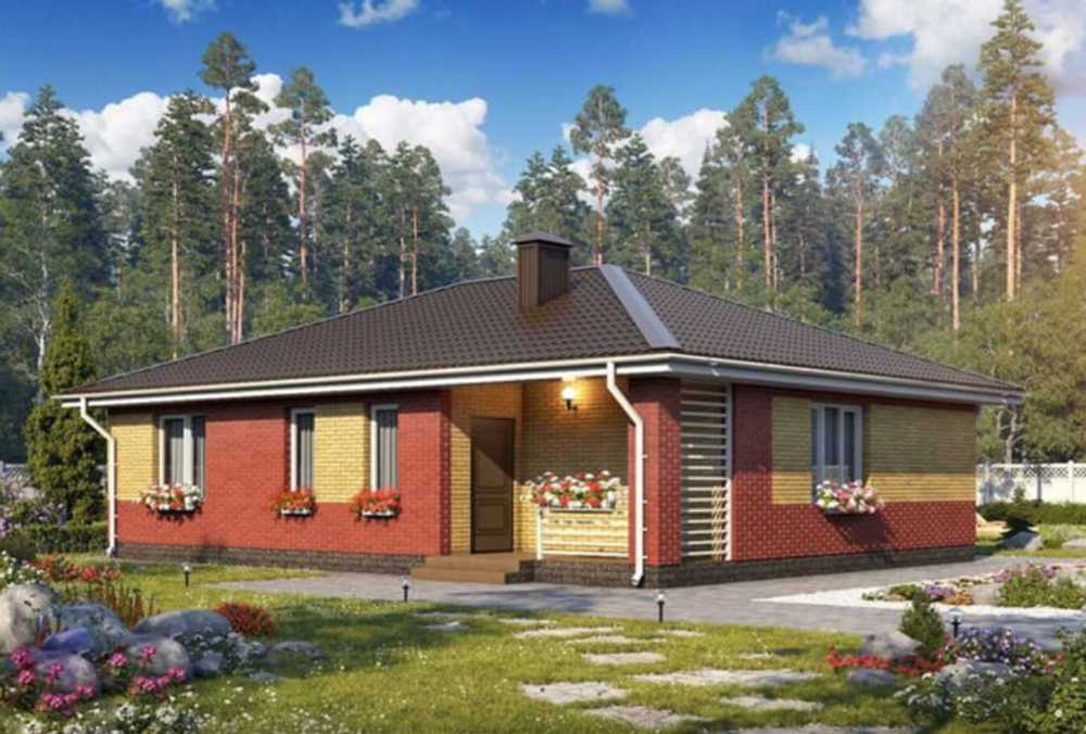 Проект Дома 100,66 кв. м К-111