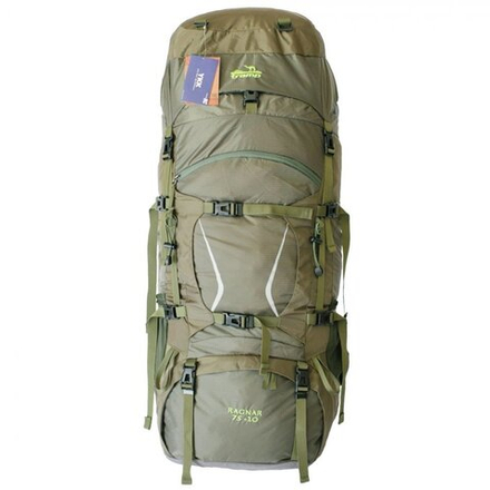 Рюкзак TRAMP Ragnar 75+10, артикул TRP-044, цвет Зеленый