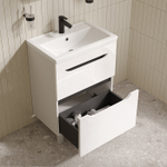 Тумба с умывальником IDDIS Ray, напольная, 60 см, белый, RAY60WFi95K