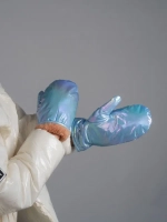 Варежки женские зимние непромокаемые болоньевые