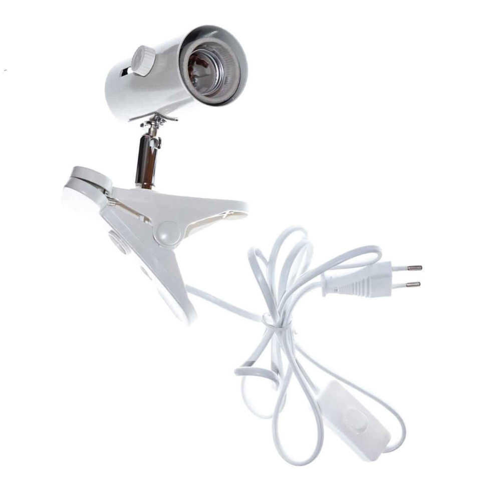 Патрон-прищепка E27 с выключателем