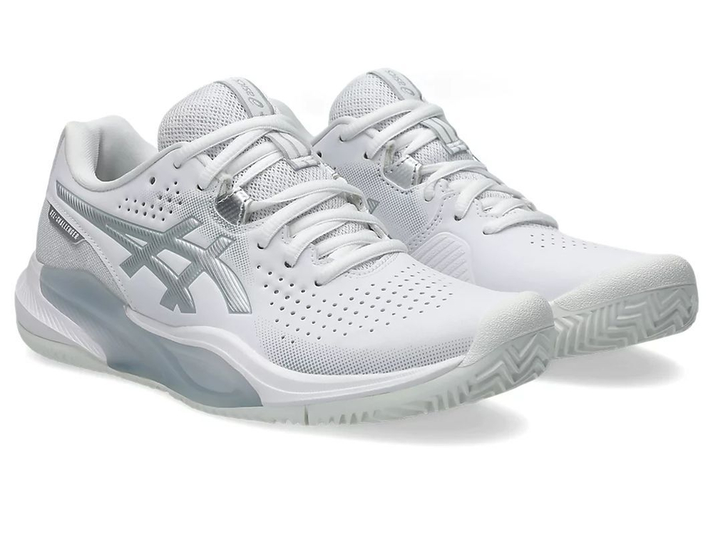 Женские теннисные кроссовки Asics Gel-Challenger 15 Clay - white/pure silver