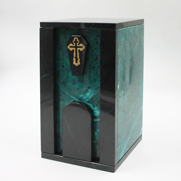 Урна для праха "Храм" змеевик