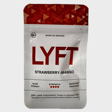 LYFT STRAWBERRY MANGO НИКОТИНОВЫЕ ПЛАСТИНКИ (10 МГ) - КЛУБНИКА, МАНГО