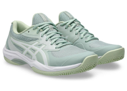 Женские теннисные кроссовки Asics Game FF Clay/OC - lichen rock/white