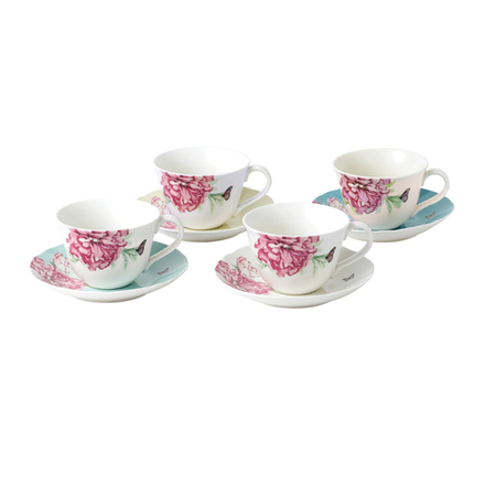 Royal Albert - Набор из 4 чайных чашек и блюдец Miranda Kerr Everyday Friendship 275мл / артикул   40033997  / GTIN 701587396387