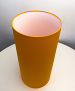 Абажур для торшера напольного, для светильника, плафон цилиндр Оранжевый Е27